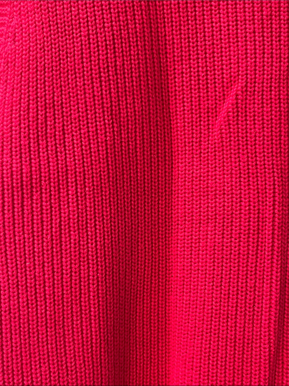 Kirundu M Bright Red Crewneck Knit Sleeveless Sweater with Front Pocket - Picture 5 of 6